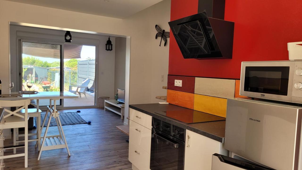 Gite Du Soleil Maison Lumineuse Avec Terrasse Solarium Parking Prive Sorede Bagian luar foto